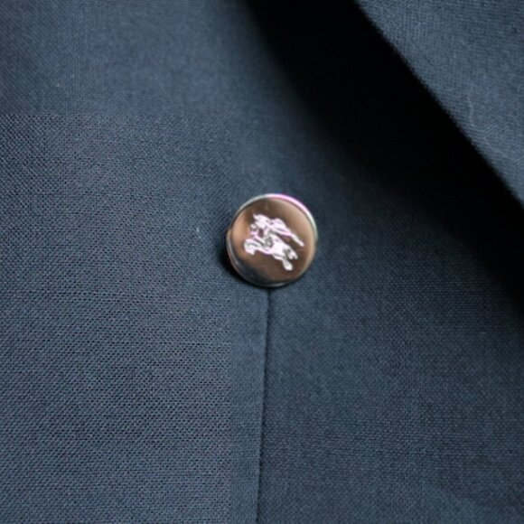 Vintage Burberry's Double Breast Blazer Small - Picture 3 of 7